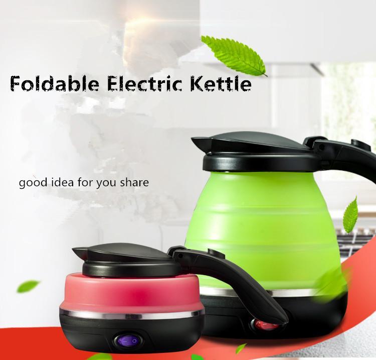 Food Grade Silicone Travel Foldable Water Heater Boiler Tea Kettle Electric  - Bed Bath & Beyond - 30842131