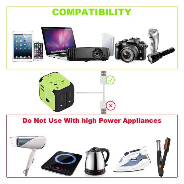 Universal Travel Adapter Electric Plugs