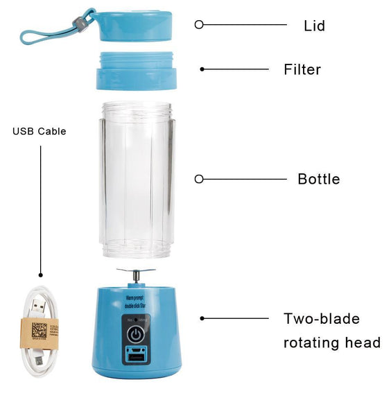 HYPERSHAKER - Portable USB Personal Blender